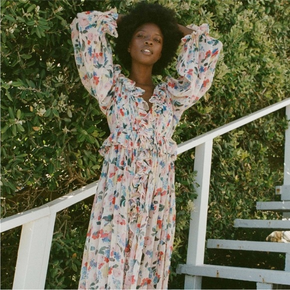 Doen Marlene Floral Maxi Dress NEW - Picture 2 of 9